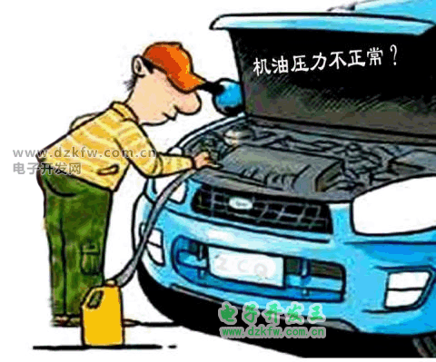 汽车发动机机油压力检测方法
