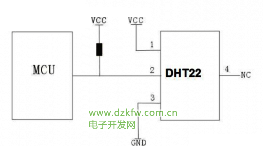 DHT22连接图